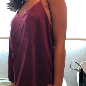 Velvet Wine color Blouse